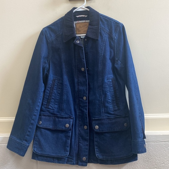 Vermont Country Store Jackets & Blazers - Vermont Barn Coat medium denim jacket